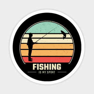 funny fishing Magnet